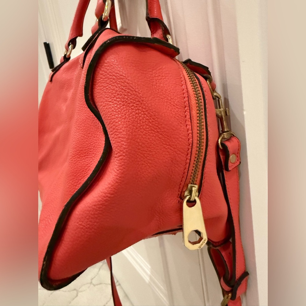 Chic Red Satchel by Dimoni - Picture 7 of 9